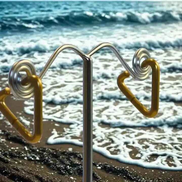 Créoles Triangulaires Dorées 2 cm – Acier Inoxydable - Reunivente.re