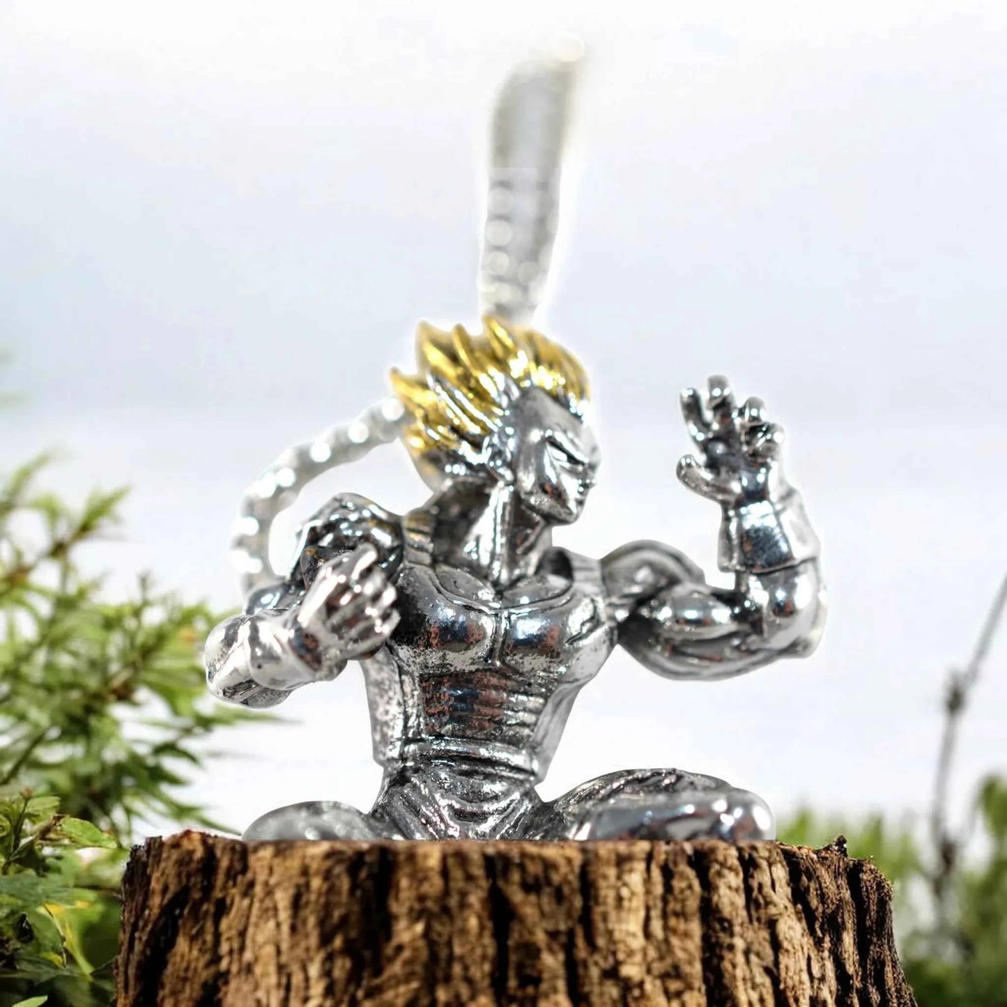 Pendentif Guerrier Musclé - Bijou Unisexe Force La Réunion