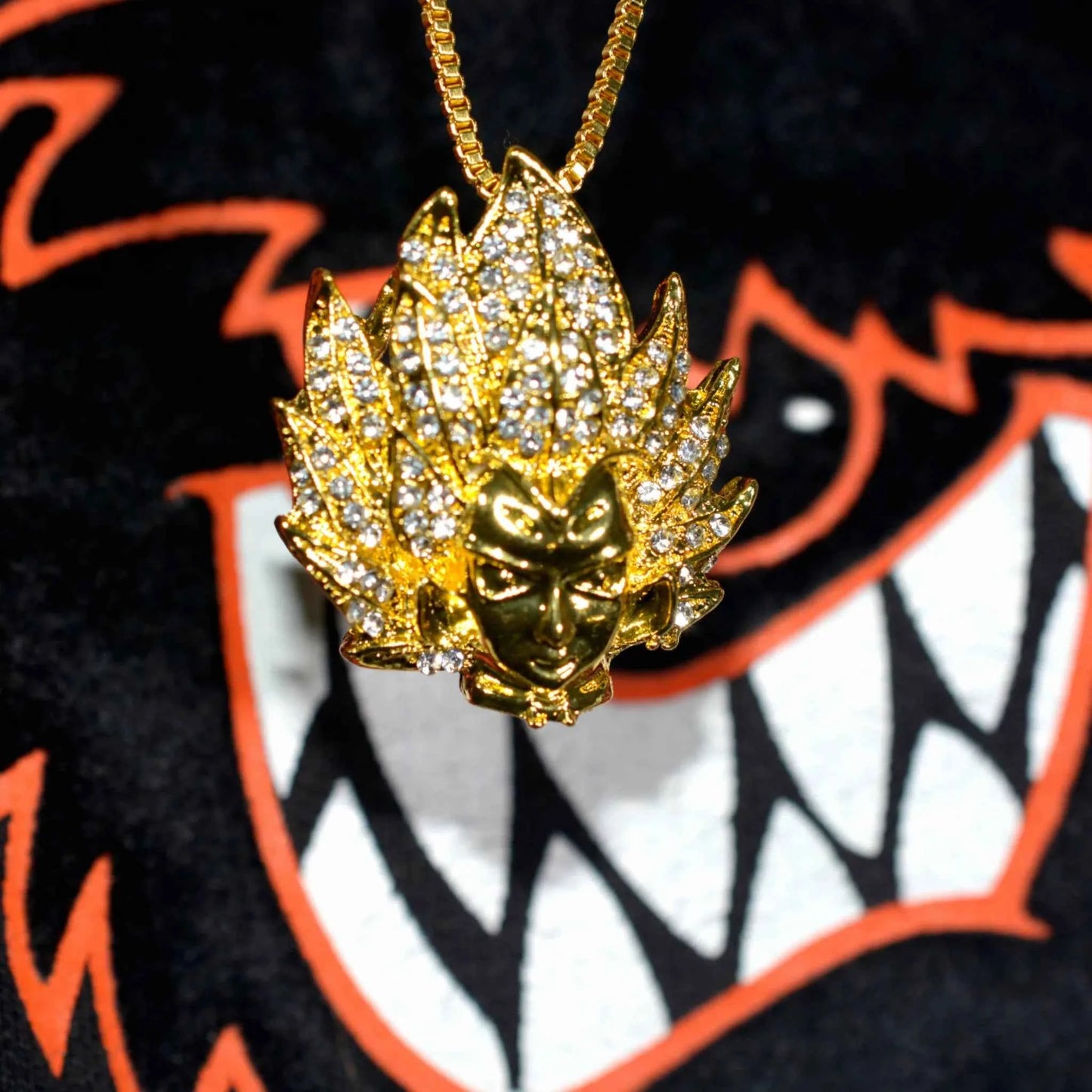 Pendentif Visage Solaire Or Diamants - Bijou Spirituel Unisexe La Réunion