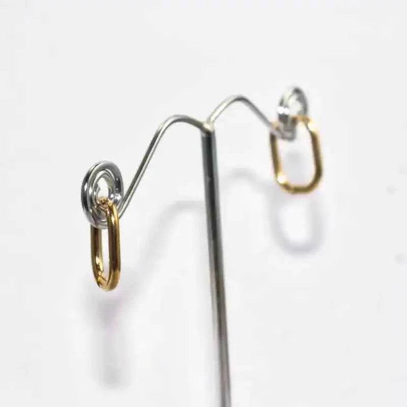 Boucles d’Oreilles Créoles Ovales Dorées - 1cm - reunivente.re