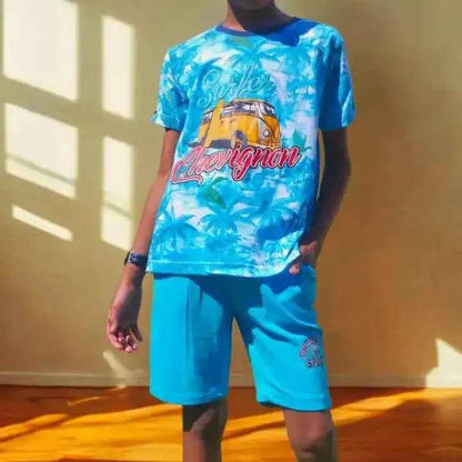 Ensemble Enfant Short & T-shirt Chevignon – 100% Coton - Reunivente.re