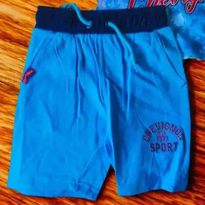 Ensemble Enfant Short & T-shirt Chevignon – 100% Coton - Reunivente.re