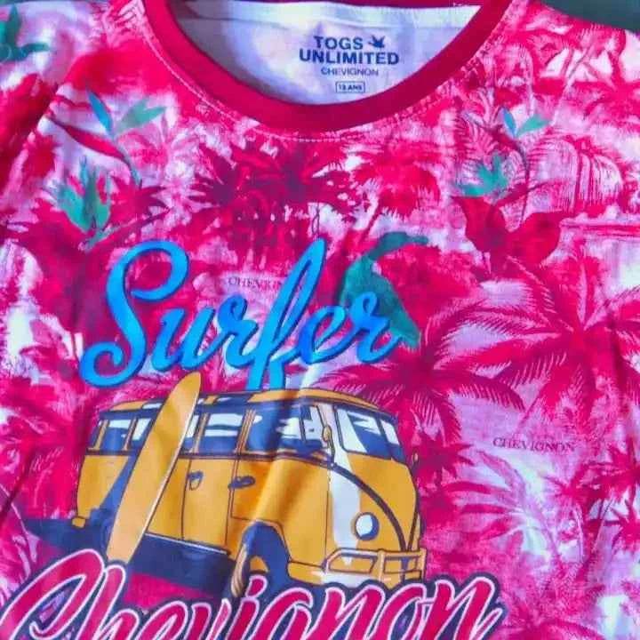 Ensemble Enfant Short & T-shirt Chevignon Rouge - Ensemble Enfants Confortable et Stylé - Reunivente.re