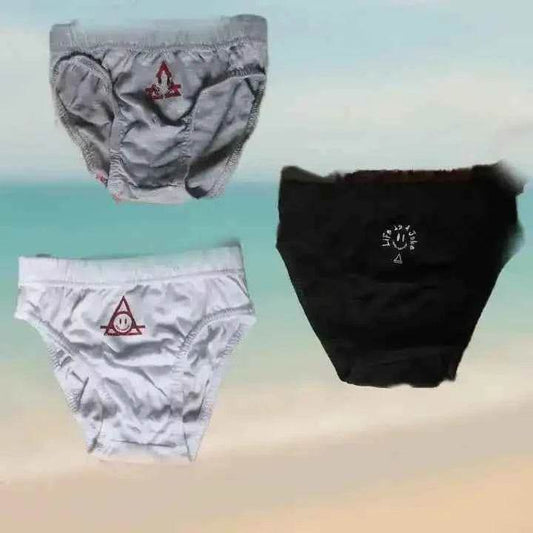 Lot de 3 Slips Enfant Garçon – 100% Coton - Reunivente.re