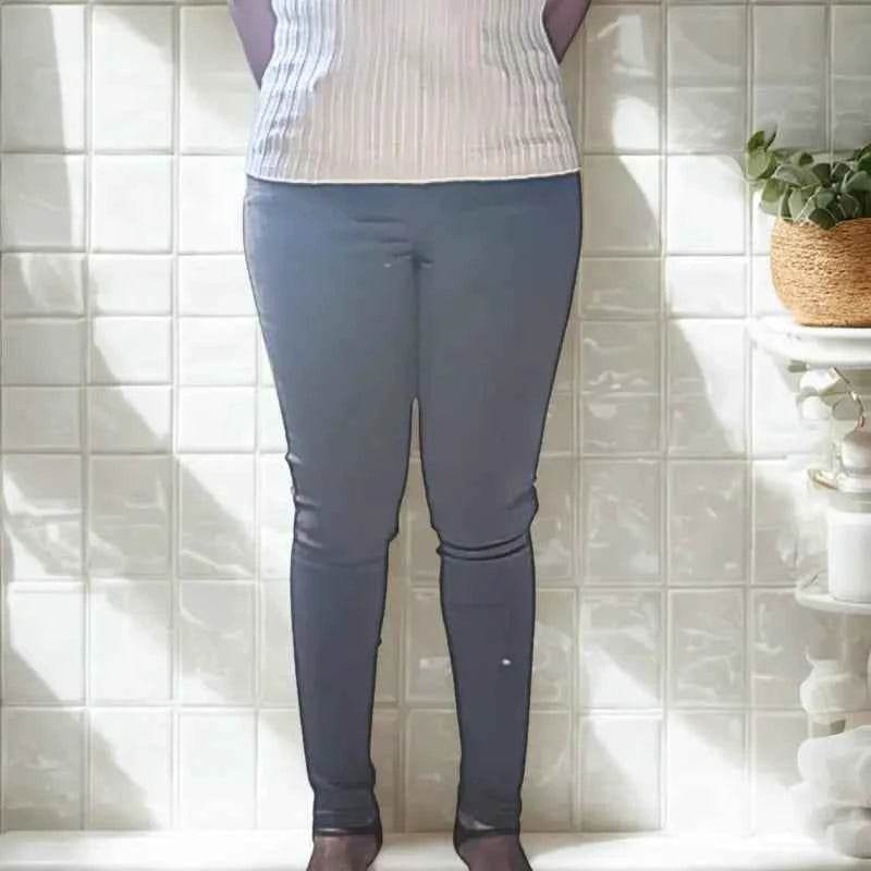 Pantalon Slim Extensible Marron - reunivente.re