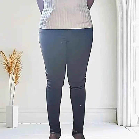 Pantalon Slim Extensible Marron - Reunivente.re