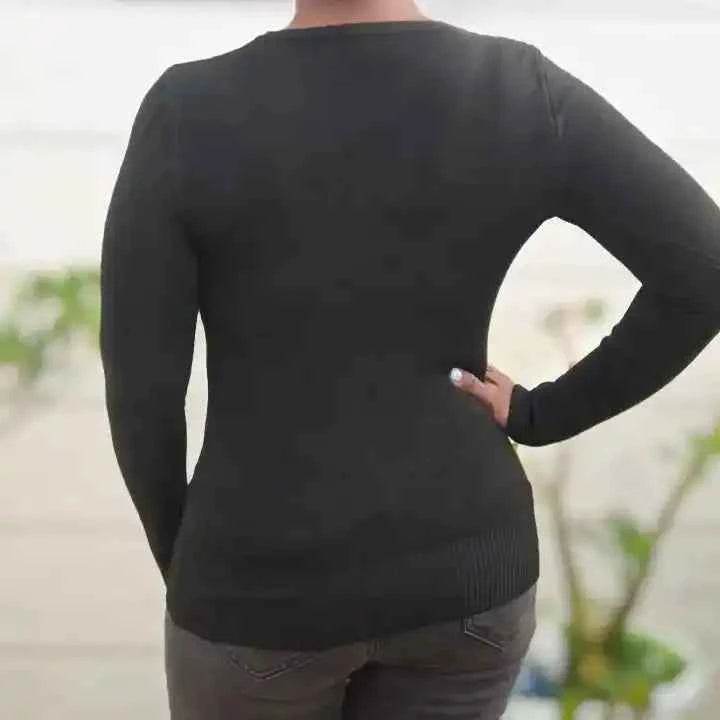 Sous-pull coton & viscose – Noir ou blanc – Doux, chaud et léger - Reunivente.re