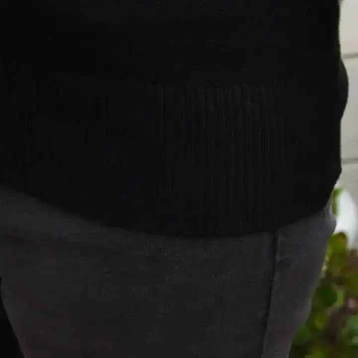 Sous-pull coton & viscose – Noir ou blanc – Doux, chaud et léger - Reunivente.re